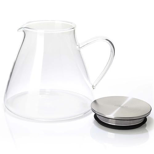 Fuji Glass Teapot - Blooms, loose leaf tea and iced tea