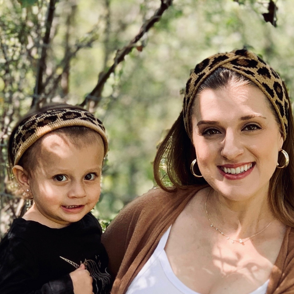 Mommy and Me Leopard Headwrap Headband