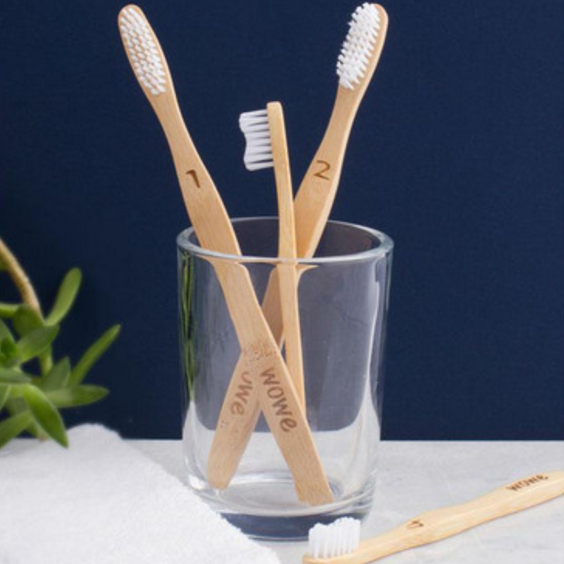 Adult and Kids Bamboo Toothbrushes Collection
