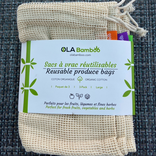 Organic Cotton Reusable Produce Bag