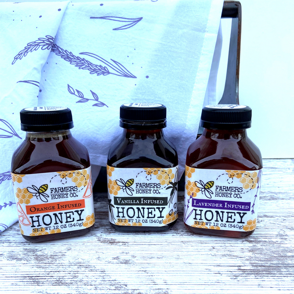 Infused Wildflower Honey 3 Different Flavors