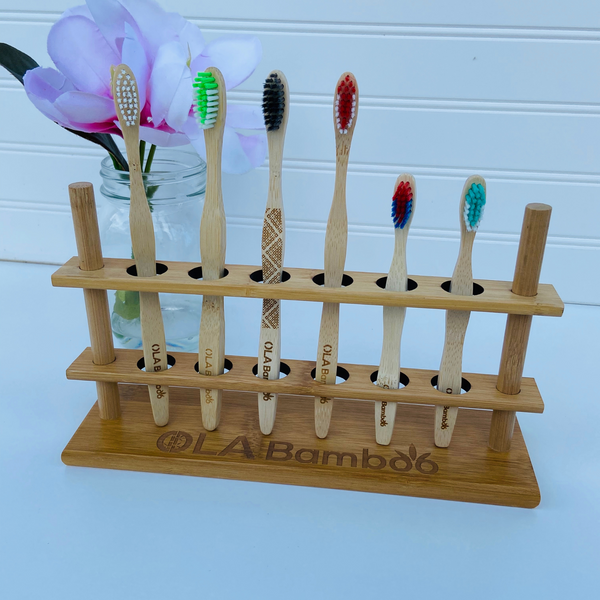 Bamboo Toothbrush Holders