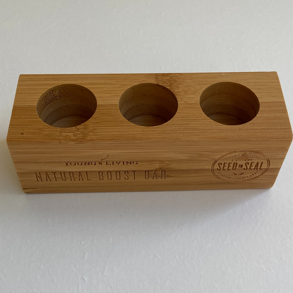 Free Bamboo Holder with Purchase of 3 Essential Oils