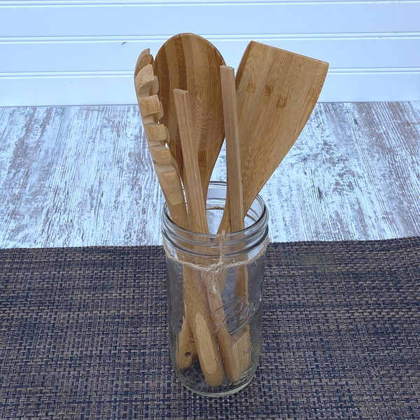 Bamboo Reusable Cooking Utensils