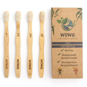 Eco-Friendly and Natural Bamboo Toothbrush for Children | Biodegradable