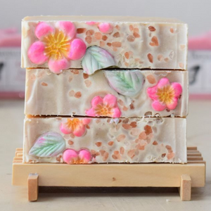 Desert Rose with Red Brazilian Clay - Lavender Soap