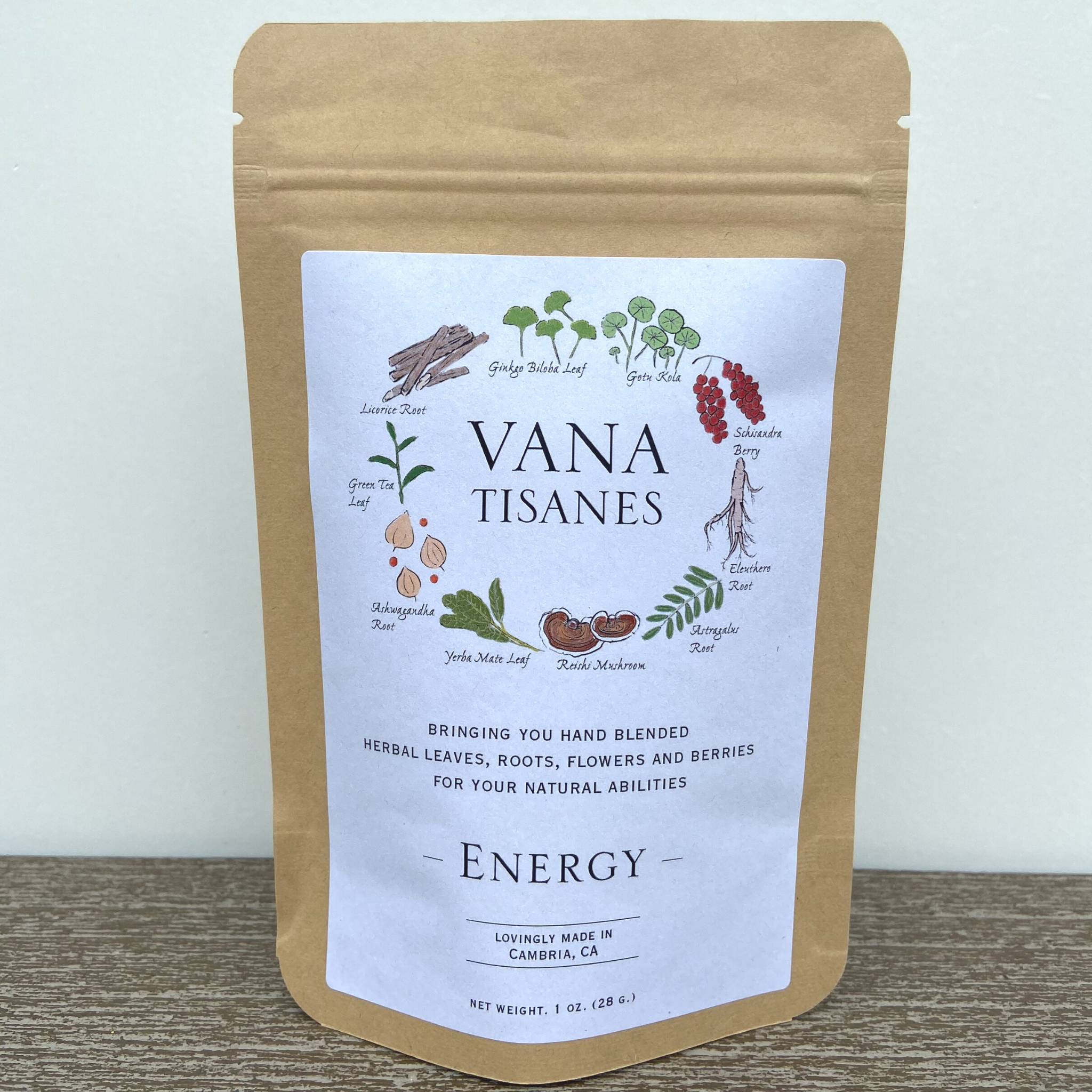 Organic Herbal Tisane Energy