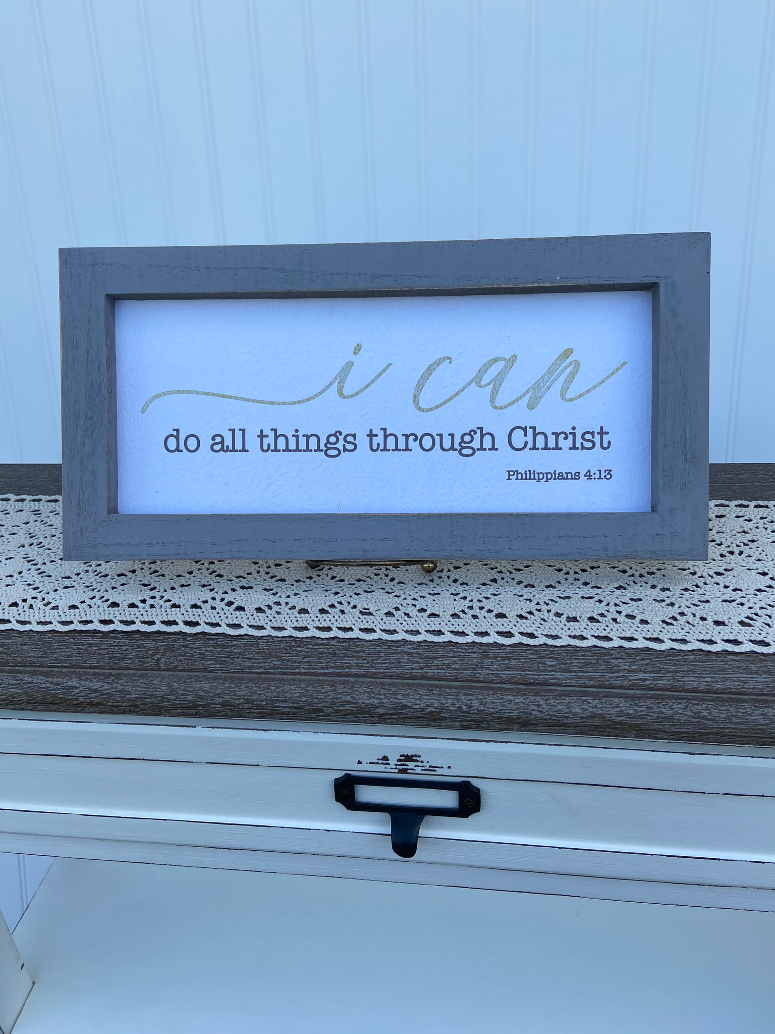 I Can Do All Things Through Christ Wall Art Frame